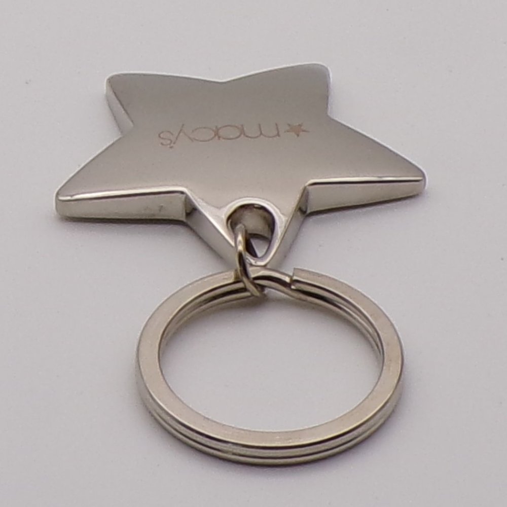 Macy's Silver Star Keychain - Picture 9 of 9